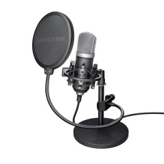 Trust Emita Microphone Cable Black Silver - High-Quality, Durable & Versatile Connection for Professional Sound